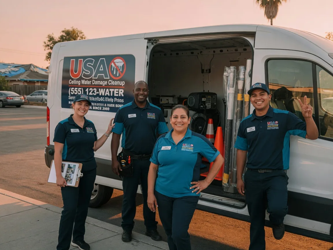 Ceiling Water Damage Restoration company in Rialto, CA